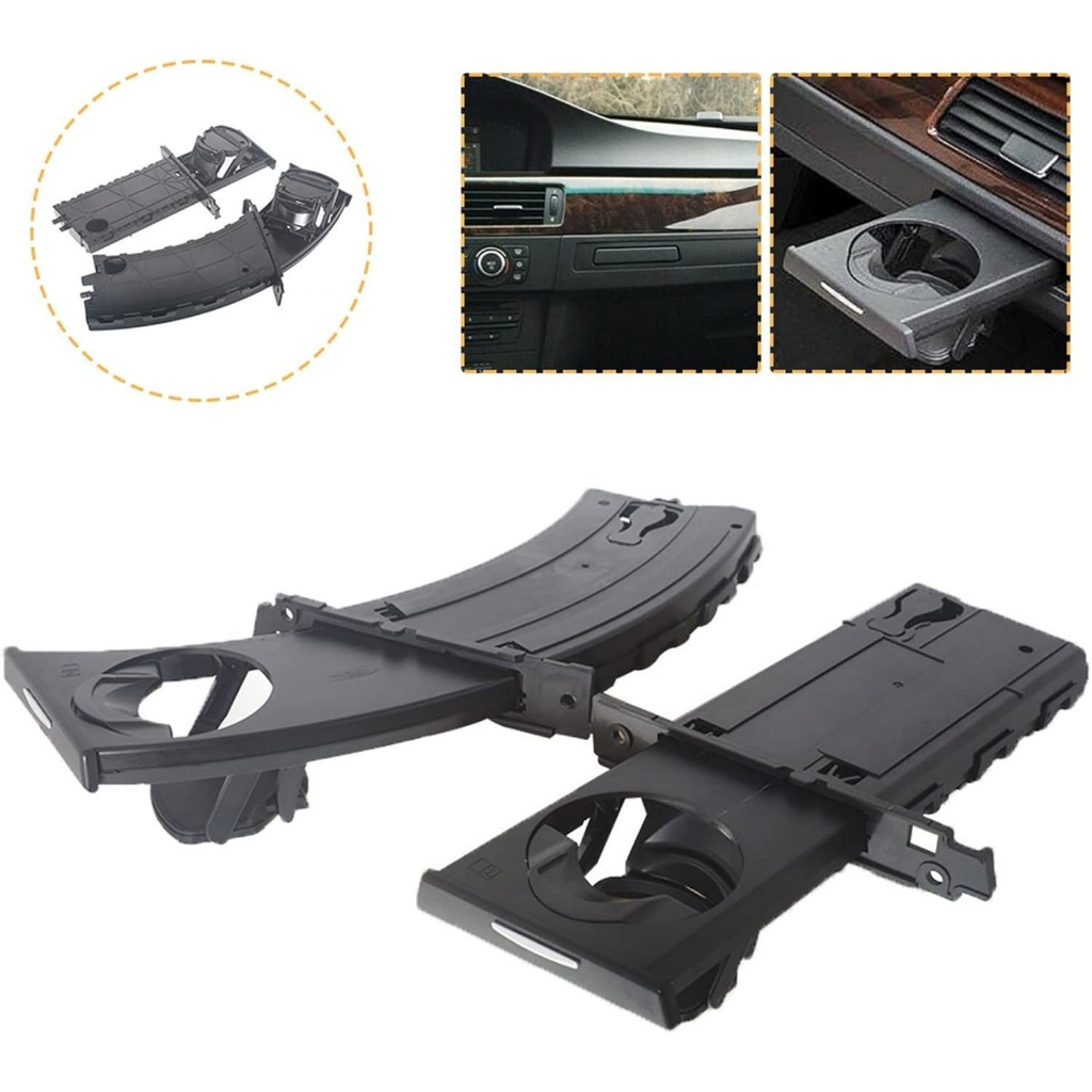 LHD ที่วางแก้วน้ําสําหรับ BMW 3-Serie E90 E91 E92 E93 2006-2013 51459173463 51459173469