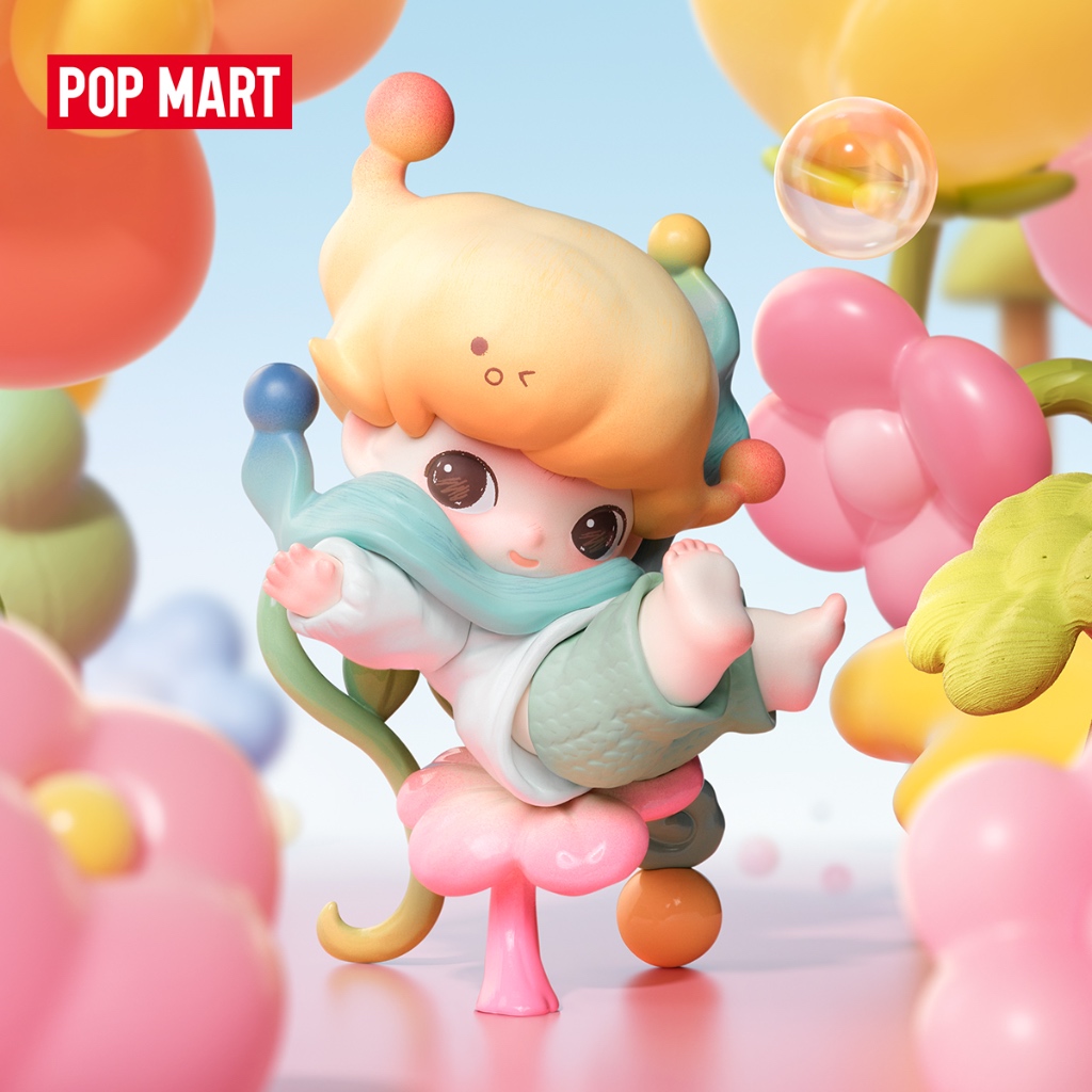 POP MART DIMOO Moments in Bloom Series Figures Blind Box Action Toys Figure Birthday Gift Kid Toy
