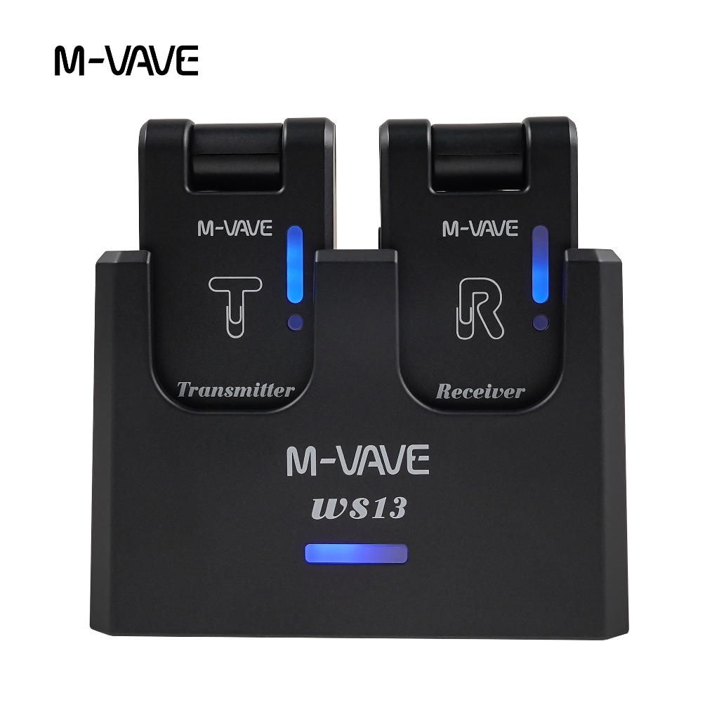 M-vave WS13 5.8GHz Guitar Wireless System - เครื่องส่งสัญญาณและตัวรับสัญญาณ Latency ต่ําพิเศษ 3ms พร