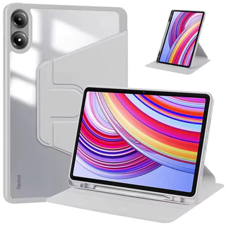 TBTIC สําหรับ Redmi Pad Pro 12.1 กรณีที่ใส่ดินสอปากกา Redmi Pad SE 11 10.61 อะคริลิค Flip Rotary ปลอก