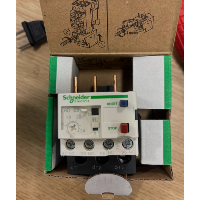 Schneider LRD รีเลย์โอเวอร์โหลดความร้อน LRD06C/07C/08C/10C/12C/14C/16C/22C/32C