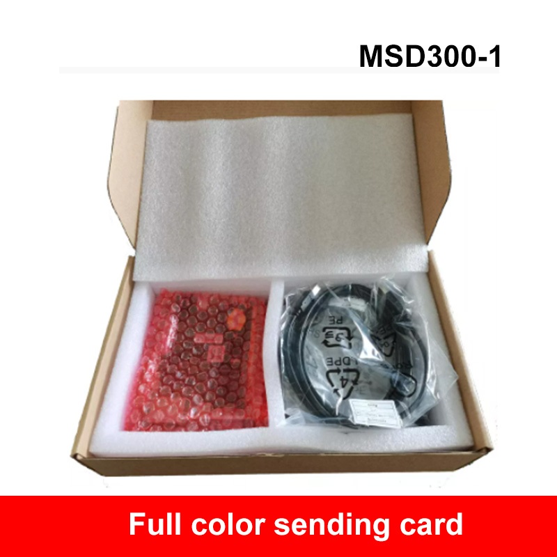 Msd300 สําหรับขนาดใหญ่จอแสดงผลสี LED Controller การ์ด Novastar MSD300 Led RGB ส่ง MSD300-1