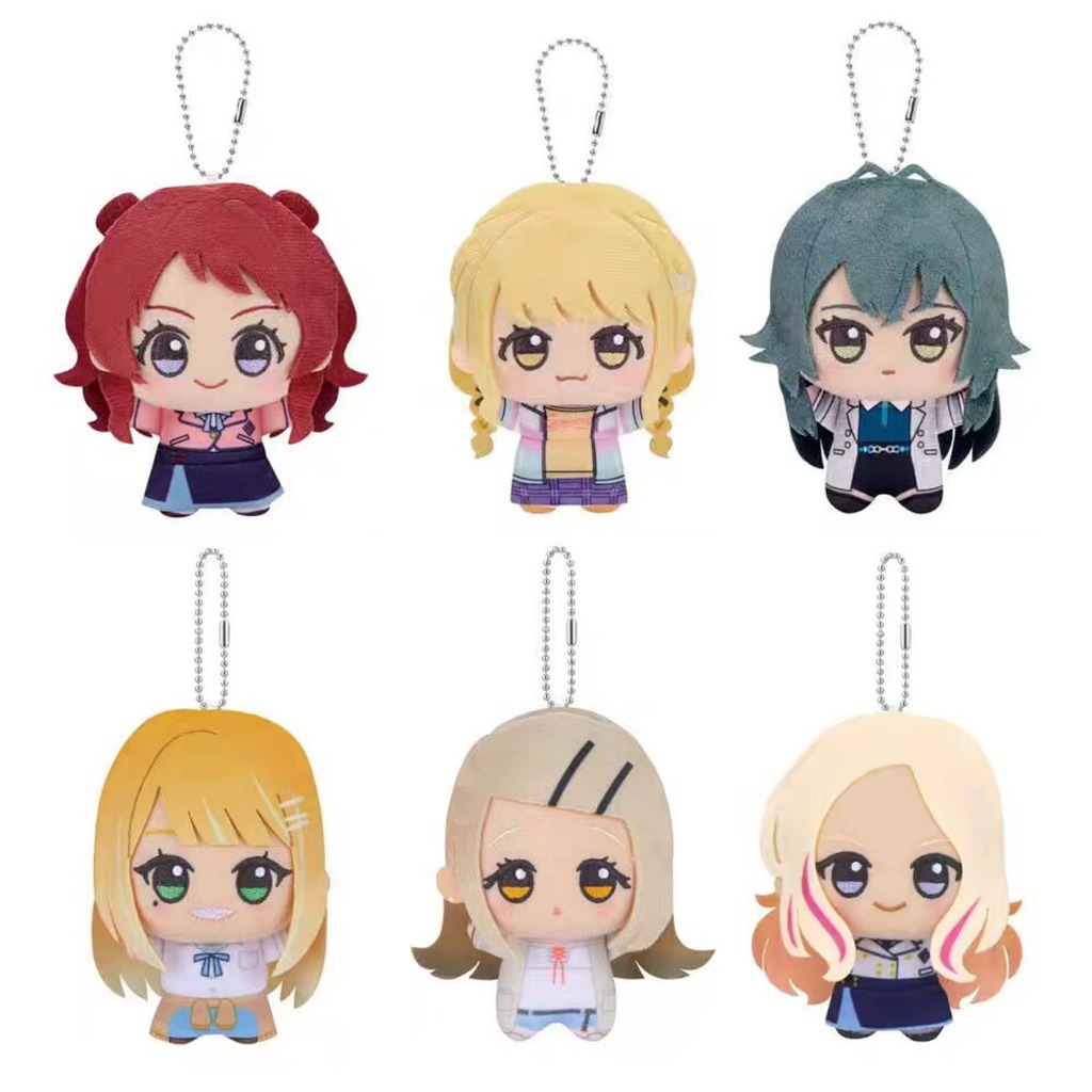 อะนิเมะ Gakumas Gakuen iDOLM STER Mascot ตุ๊กตาพวงกุญแจพวงกุญแจ Keyholder กระเป๋า Charm ตุ๊กตาของเล่น