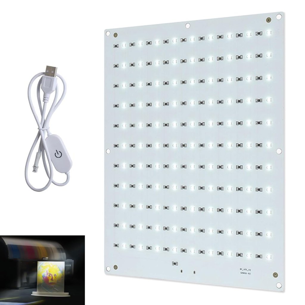 CMYK Lithophane LED Backlight Board Kit ใช้งานร่วมกับ Bambulab A1/A1 mini Combo/P2S/P1P/P1S/X1C/X1E 
