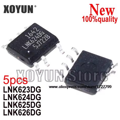 (5 ชิ้น) LNK623DG LNK624DG LNK625DG LNK626DG SOP-7 LNK623 LNK624 LNK625 LNK626 ยี่ห้อ-ใหม่เดิม
