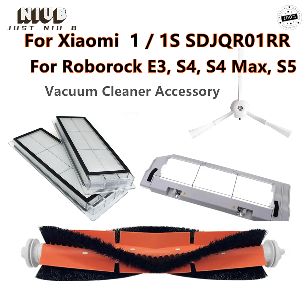 หลักแปรงด้านข้างสําหรับ Xiaomi Mi Robot 1/ 1S SDJQR01RR SDJQR02RR SDJQR03RR Roboeock E3, S4, S4 Max,