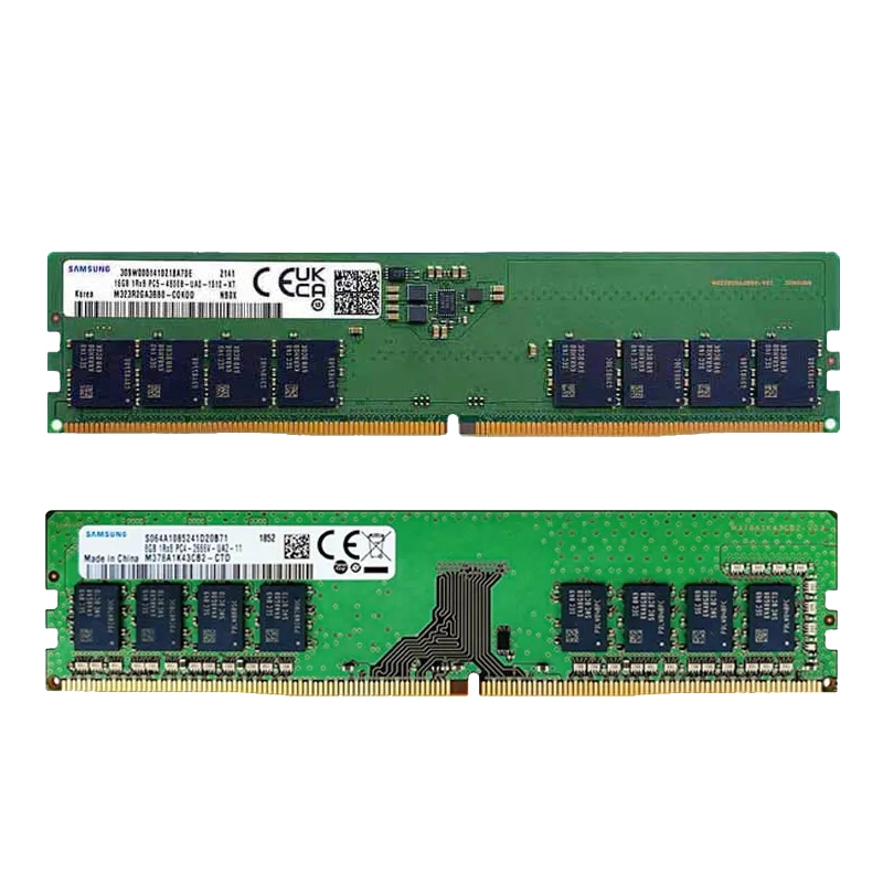 SAMSUNG DDR4 หน่วยความจําเดสก์ท็อป 8GB 3200MHz 16GB 2666Mhz 2400MHz 4GB 2133MHz PC4 DIMM RAM 288pin 