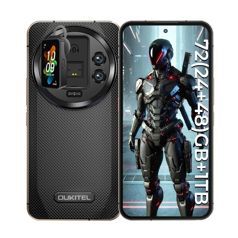 ร้านค้าอย่างเป็นทางการOUKITEL WP200 PRO 5G Mobies 24GB (รองรับสูงสุด 72G) + 1TB 8800mAh 45W Fast chr