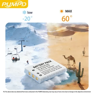 PUMPD FNP-40 CGA-S004E แบตเตอรี่สําหรับ Fujifilm J50 V10 F810 F700 F710 F610 F650