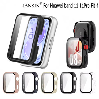 เคส กระจก + เคสสํา สำหรับ Huawei band 11 11Pro watch fit 4 P…