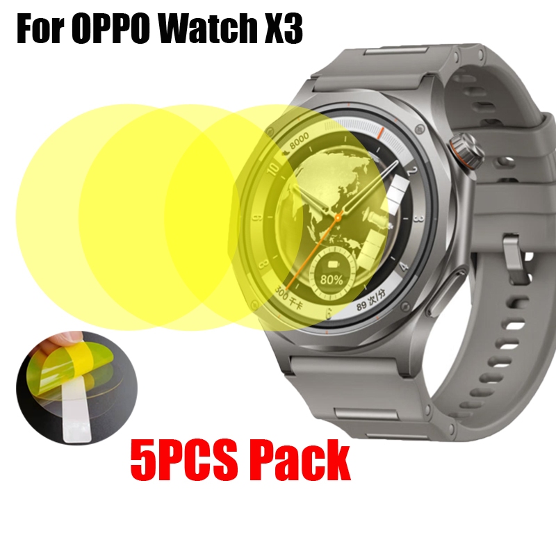 สําหรับ OPPO Watch X3 ป้องกันหน้าจอ Smart Watch Cover HD TPU Film