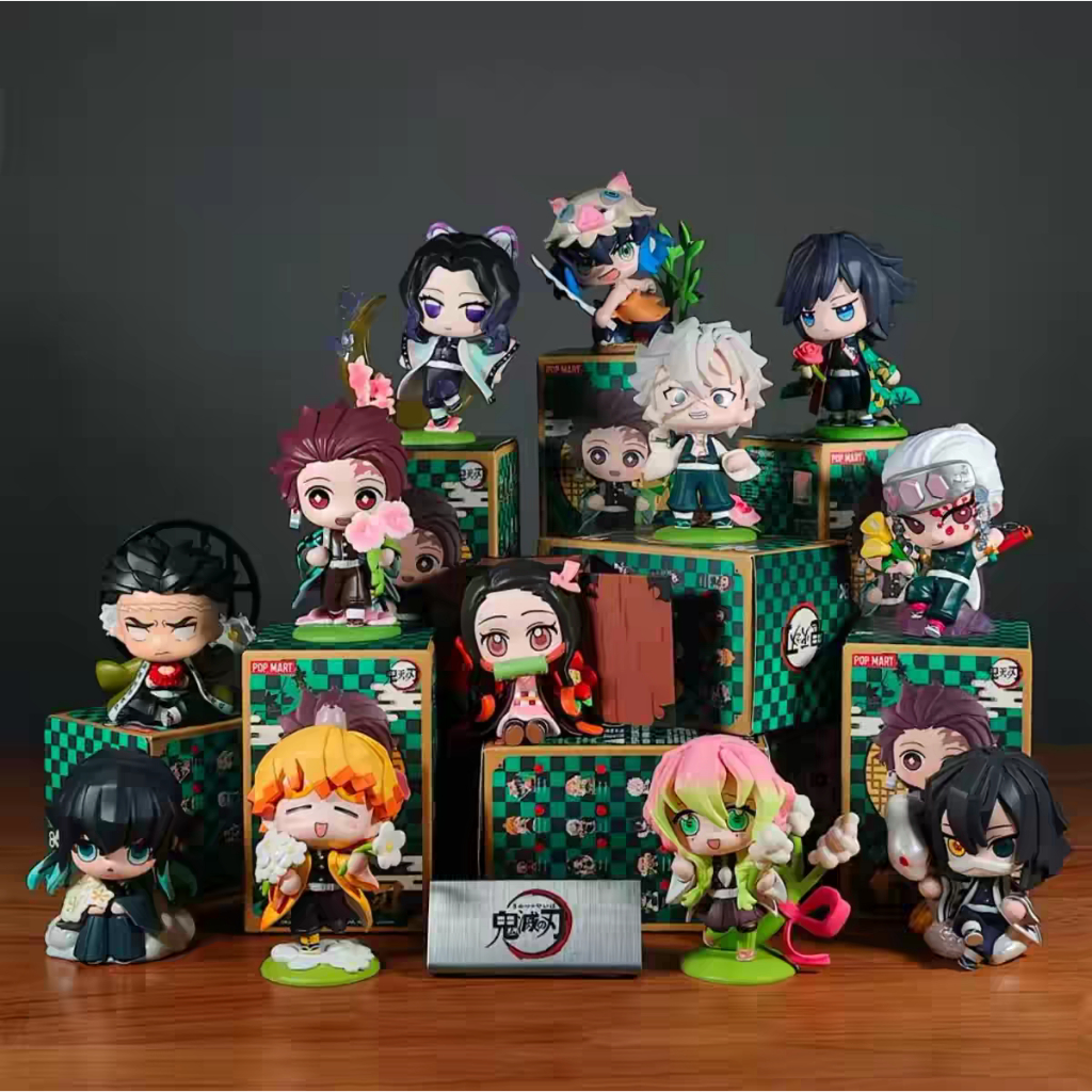 Demon Slayer อะนิเมะตุ๊กตารุ่น Q Tanjiro Nidouzi Inosuke Zenizu รูป Action Figure ภาพยนตร์ของเล่นตุ๊กตา