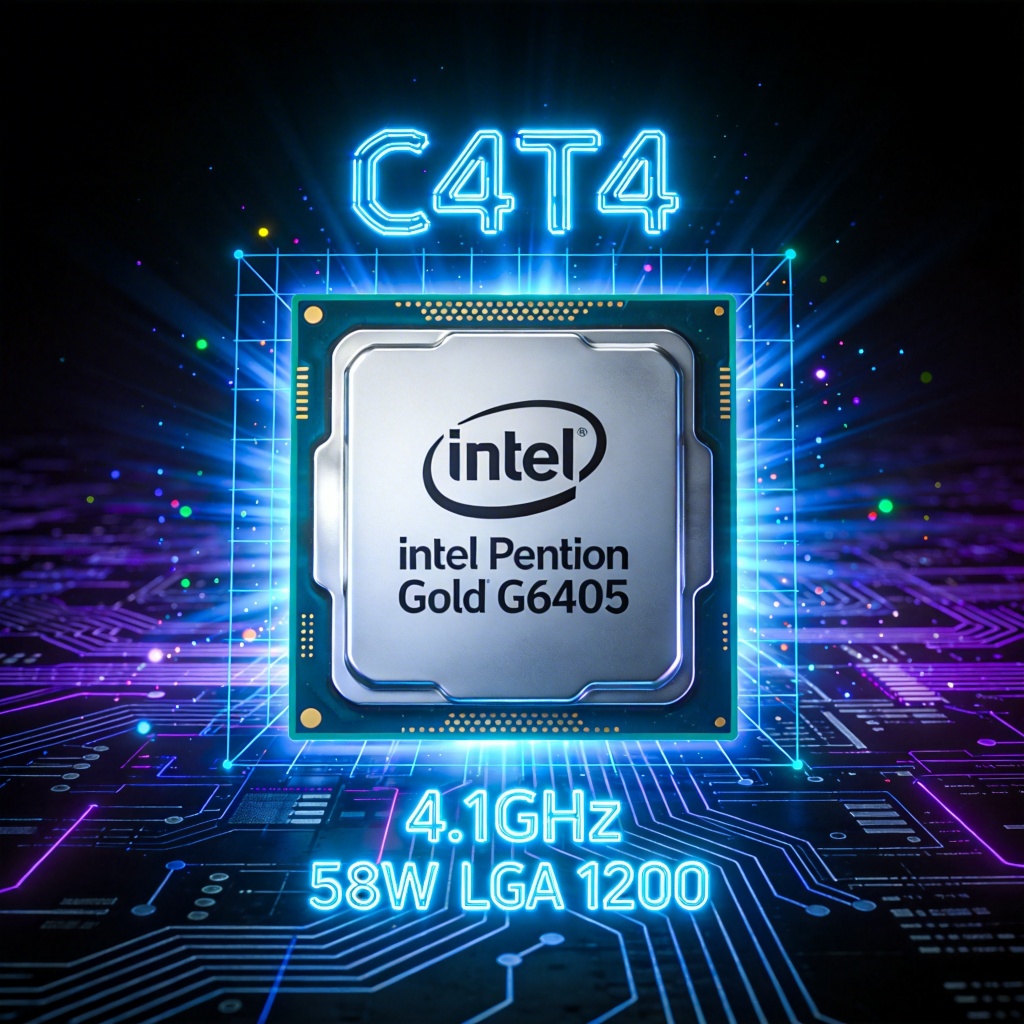 โปรเซสเซอร์ Intel G6405 LGA1200CPU 2 Core 4 สาย