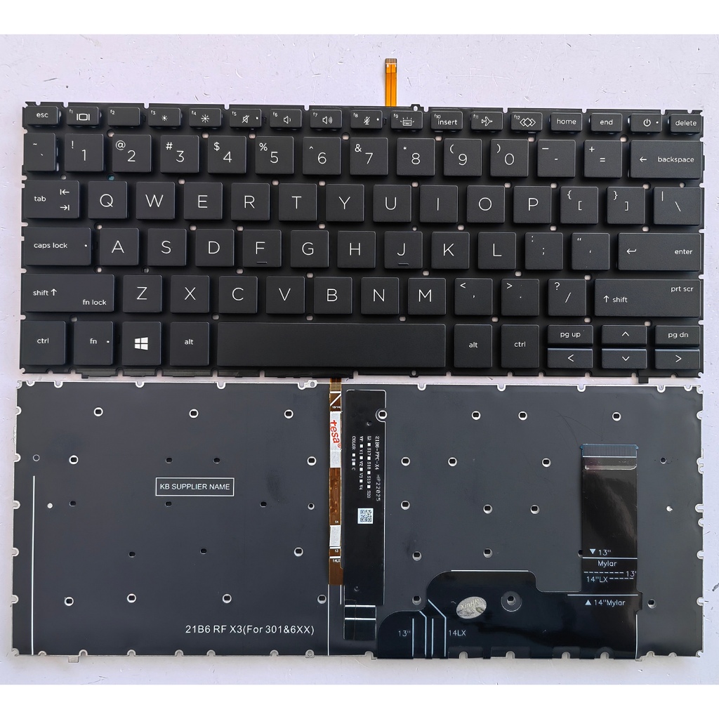 แป้นพิมพ์แล็ปท็อป US รูปแบบสําหรับ HP 840 G9 845 G9 840 G10 845 G10 840 G11 845 G11 Zbook Firefly 14