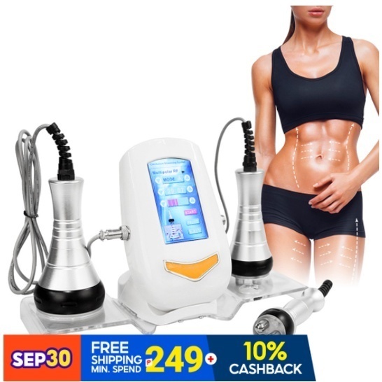3 in 1 RF 40K อัลตราซาวนด์วิทยุความถี่ลดไขมันในร่างกายเครื่องกระชับสัดส่วนกระชับผิวไขมันเซลล์ Burnly