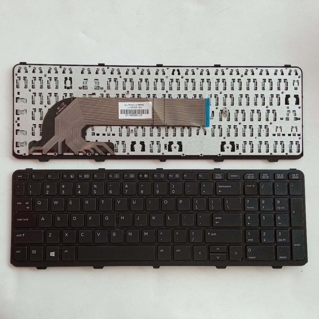 แป้นพิมพ์แล็ปท็อป US Layout สําหรับ HP 450 G0 450 G1 455 G1 G2 470 G1 ไม่มีจุดไม่มี Backlit สีดํา