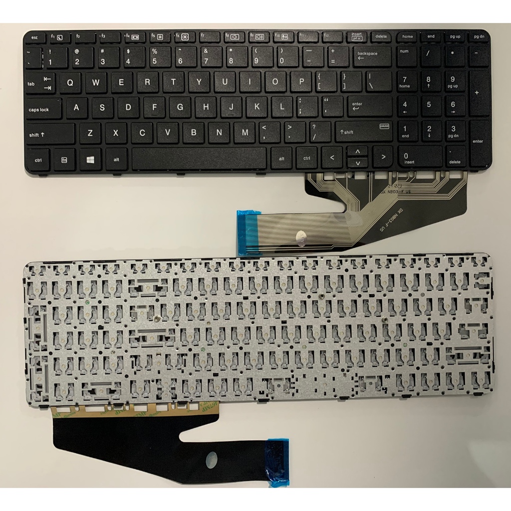 แป้นพิมพ์แล็ปท็อป US สําหรับ HP 450 G3 450 G4 455 G3 455 G4 470 G3 470 G4 HSTNN-Q95C/Q03C