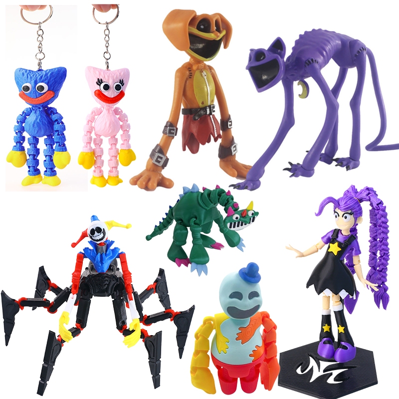 ยิ้ม Critters Action Figure CatNap DogDay Poppy Playtime ตุ๊กตาเครื่องประดับของเล่น 11 ซม.