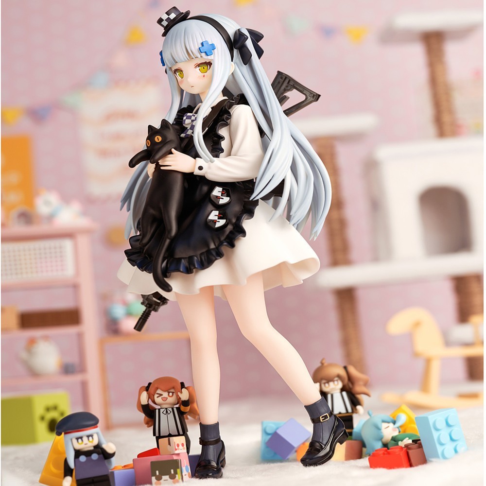 [คลังสินค้าพร้อม] ฮ่องกง416 ของขวัญแมวดําเครื่องประดับตุ๊กตาอะนิเมะสองมิติ⏺Girls Frontline HK416 Bla