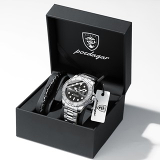 โพดาการ์ กีฬาหรูหรา ผู้ชาย นาฬิกาข้อมือส่องสว่างกันน้ําวันที…