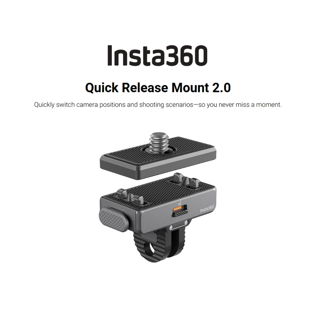 ใหม่ของแท้รุ่น Insta360 Quick Release Mount 2.0 สําหรับ X4 Air/ X5 /Ace Pro 2 /X4/ Ace Pro/ Ace /X3 