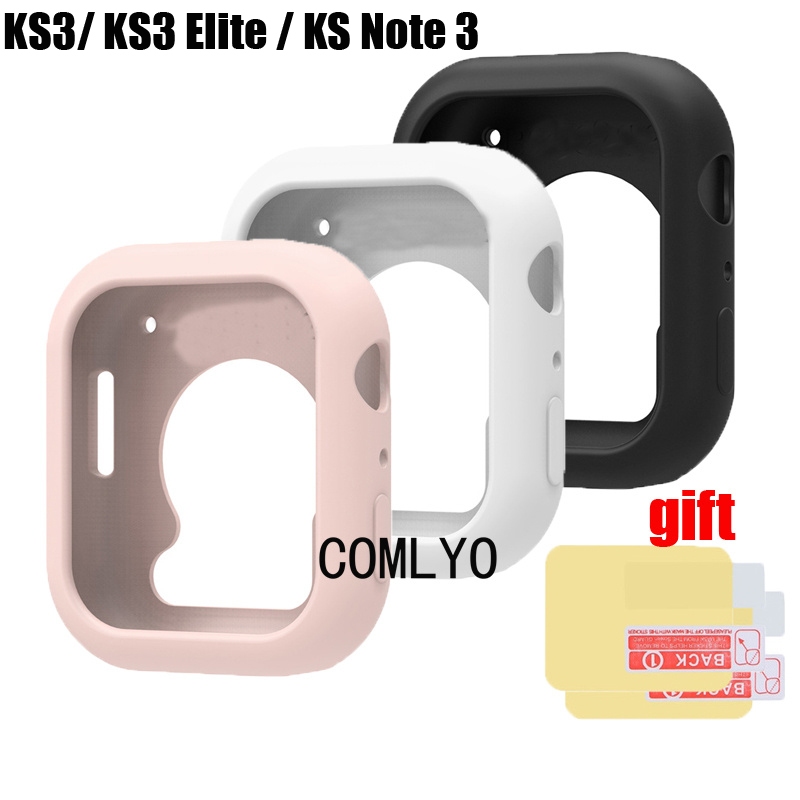 สําหรับ Kieslect KS3 / KS3 Elite / KS Note 3 สมาร์ทนาฬิกากรณีกันชนป้องกันซิลิโคนนุ่มครึ่งกรณีป้องกัน