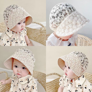 หมวกปักลูกไม้กันแดดสำหรับเด็กหญิงวัยทารก (0-2 ปี)