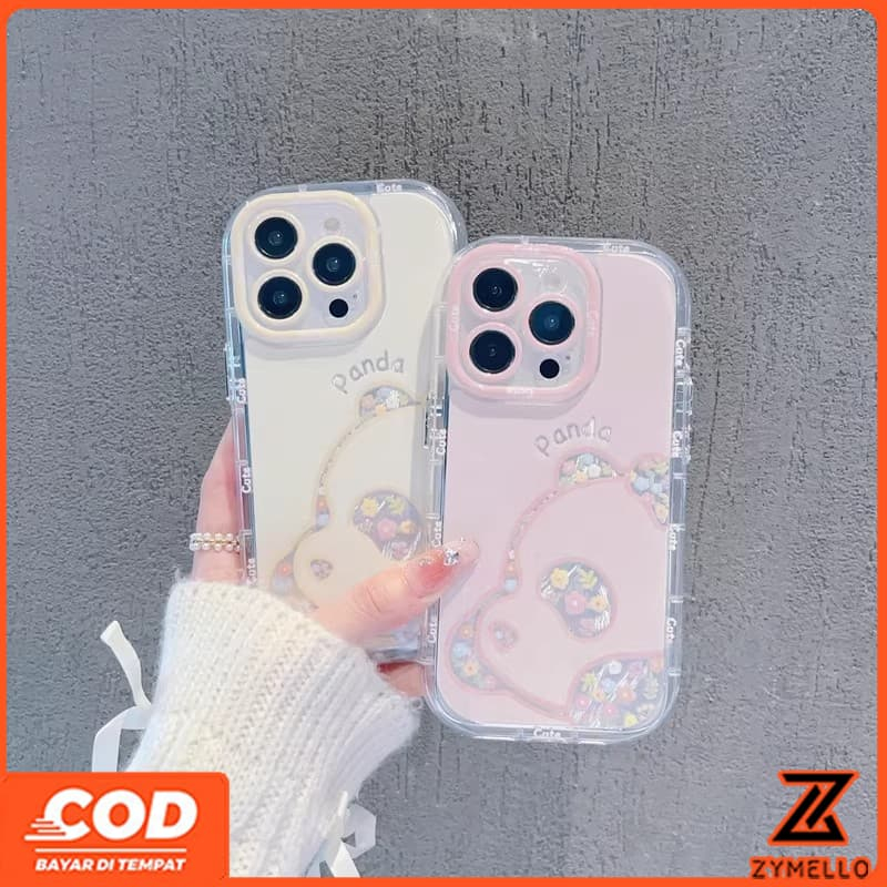เหมาะสําหรับ OPPO Reno15 Reno15 PRO Reno14 Reno14 PRO Reno8Z Reno7Z น่ารักการ์ตูนดอกไม้พิมพ์ตุ๊กตาหมีกันกระแทกและกันกระแทกเคสโทรศัพท์ TPU
