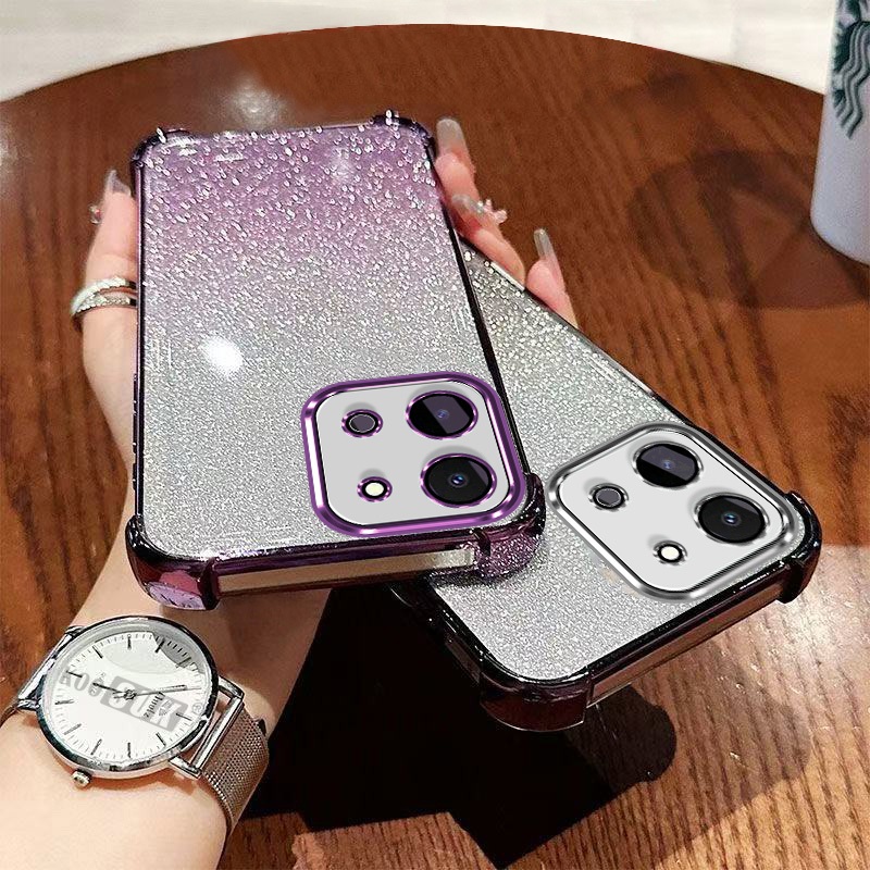 2in1 สําหรับ Vivo Y05 Y11D Y21D Y31 Y21 Y11 2026 Shiny Giltter การ์ดล้างนุ่มโทรศัพท์ปลอกปกหลัง