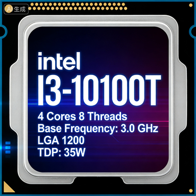 Intel i3-10100T CPU LGA1200CPU4 Core 8 เกลียว