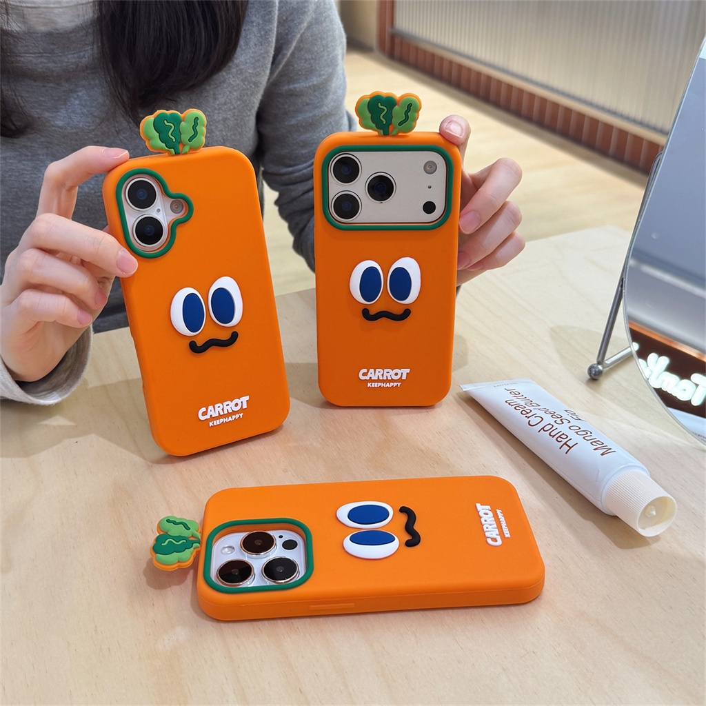 สําหรับกรณี iphone 17 PRO MAX 16 PRO MAX 3D สามมิติการ์ตูนซิลิโคน Soft Case