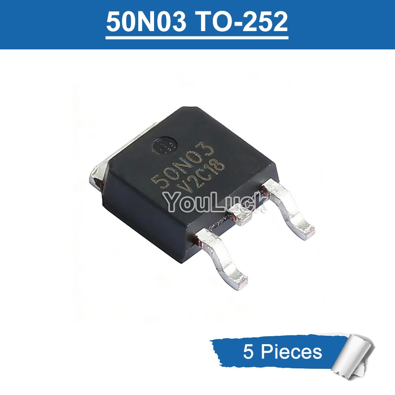 5 ชิ้น 50N03 TO-252 50A/30V N-channel MOSFET ทรานซิสเตอร์ใหม่เดิม