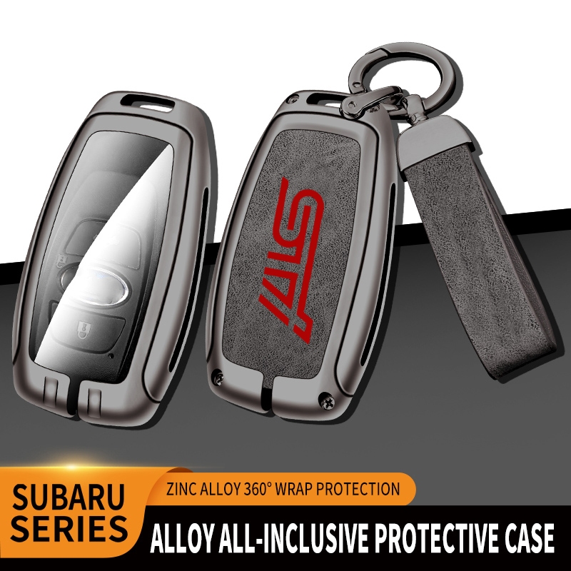 รถสังกะสีอัลลอยด์สําหรับ Subaru STI Brz Wrx Xv Ascent Forester Outback Impreza Legacy กุญแจรถโลหะ Key Shell