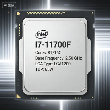 โปรเซสเซอร์ CPU Intel i7-11700F 8-Core 16 สาย โดยใช้ช่อง LGA 1200