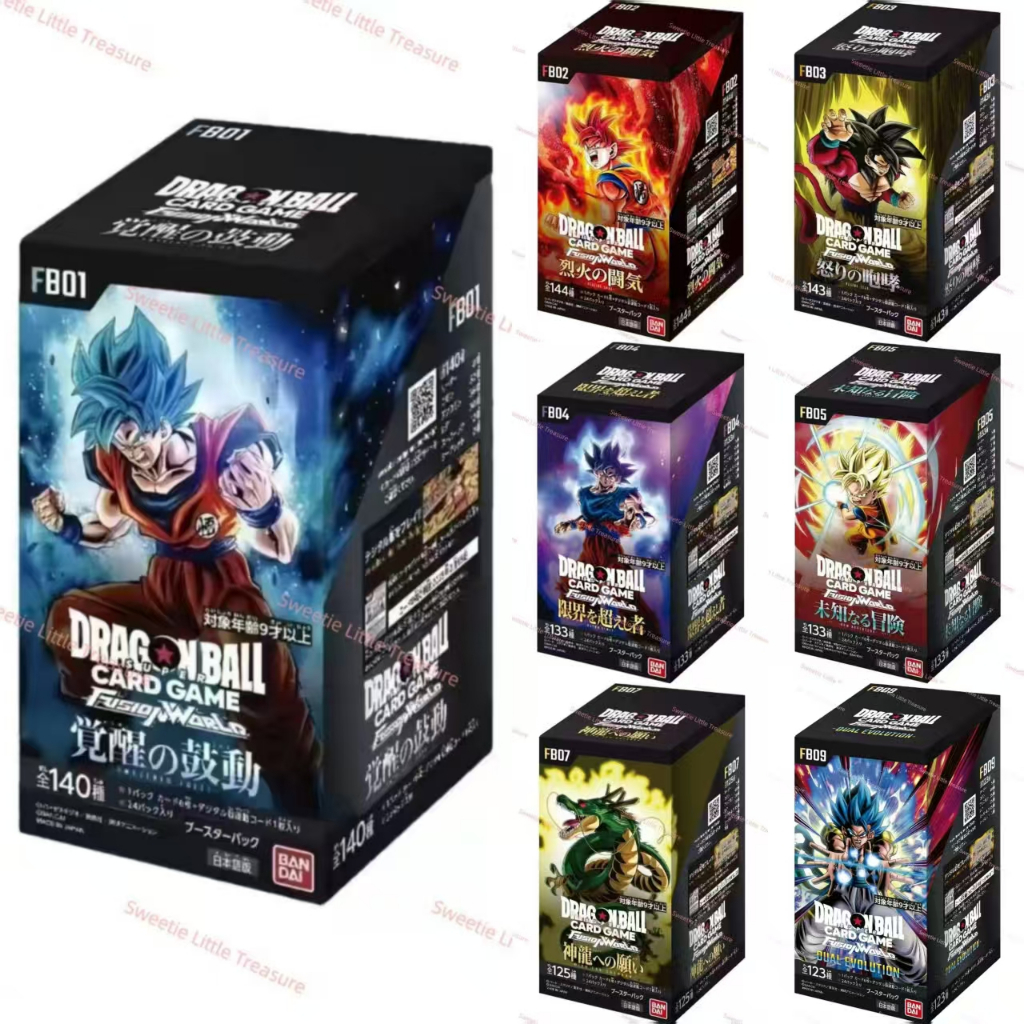 DRAGON BALL TCG [เวอร์ชั่นญี่ปุ่น]  Refill Pack FB01/FB02/FB03/FB04/FB05/FB06/FB07/FB08/FB09 Card Or