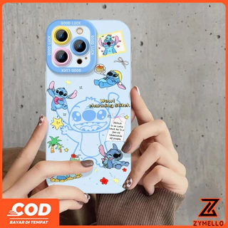 สําหรับOPPO Reno 16F Reno15 F Reno14F Reno 13F Reno13 Pro Reno12 F Reno 11F Reno10 Reno8Z Reno7Z Reno8T Reno5 Reno4 Reno6zน่ารักการ์ตูนStitchกันกระแทกTPUเคสโทรศัพท์