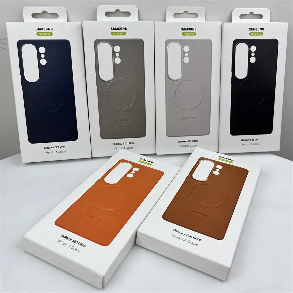 ซองหนังสําหรับ Samsung Galaxy S26 Ultra Wireless Charging ครอบคลุมเต็มรูปแบบ
