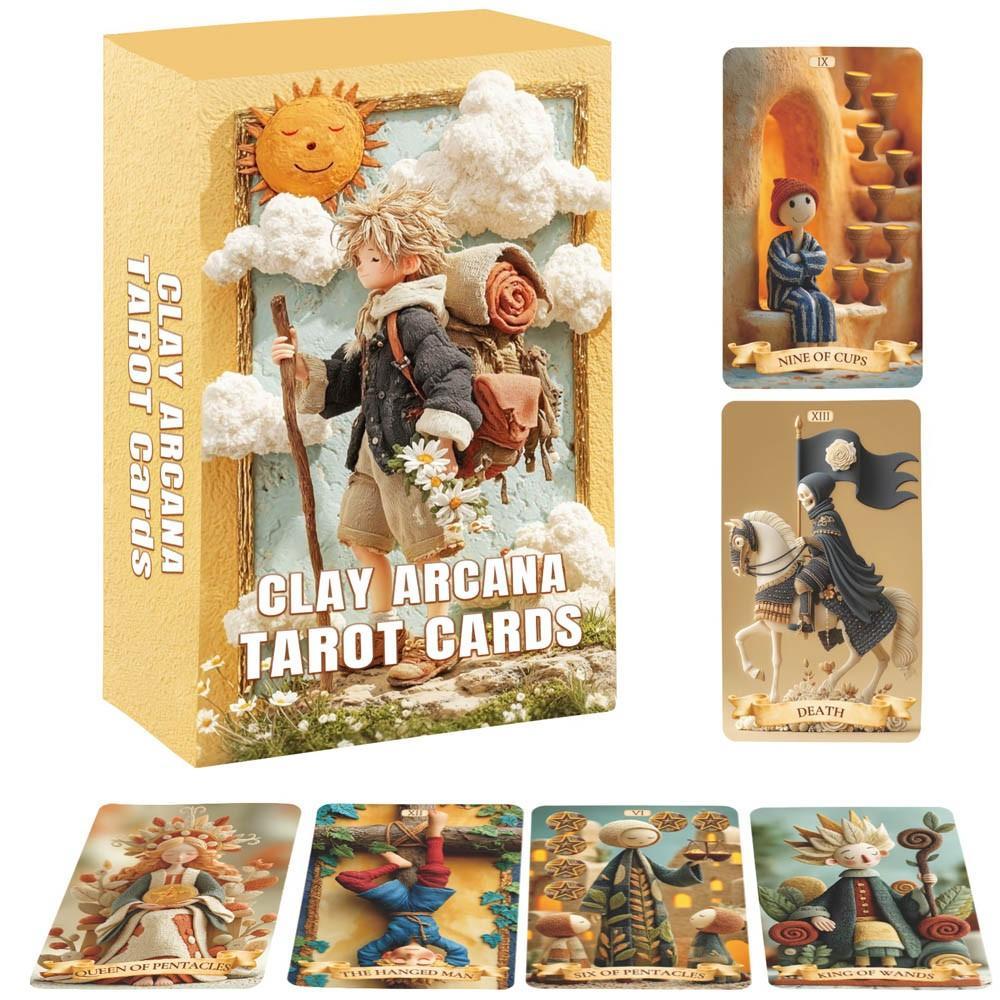 78 ชุดไพ่ทาโรต์, เกมไพ่ทาโรต์ Clay Arcana 13x8 ซม.,