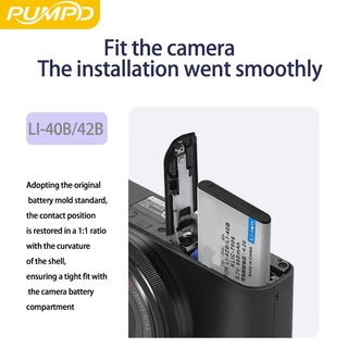 PUMPD Li40B LI42B สําหรับ Olympus U750 1050 FE5020 150 160 FE190 290 FE280 230 240 250 320 300 charger