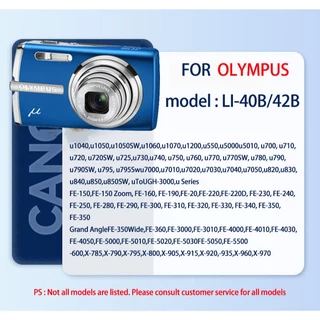 PUMPD Li40B LI42B สําหรับ Olympus U750 1050 FE5020 150 160 FE190 290 FE280 230 240 250 320 300 charger