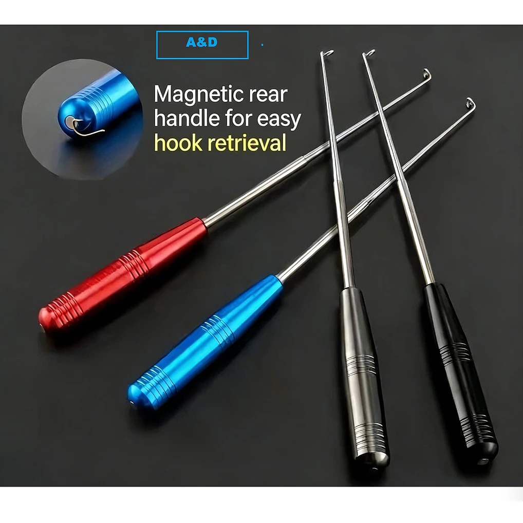 A&D ที่ปลดตะขอเบ็ด อุปกรณ์ถอดตะขอเบ็ดตกปลา สเตนเลส Remover Easy Tackle Removal Tool