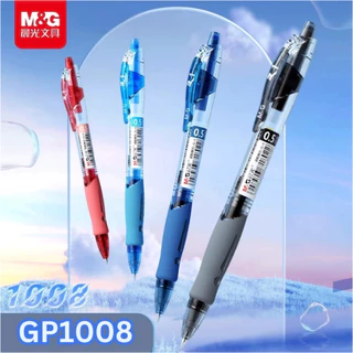 M&G ปากกาเจล แบบกด รุ่น GP-1008 ขนาดเส้น 0.5 มม. และ G5 รีฟิล มี 4 สีให้เลือก สินค้าคุณภาพ