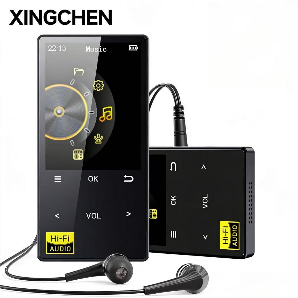 ซิงเฉิง เครื่องเล่น MP3 ลําโพงในตัวเครื่องเล่นเพลงแบบพกพาบันทึกเสียงดิจิตอลไฮไฟเครื่องเล่น MP3 พร้อม บาท 5.4 มินิออกแบบเหมาะสําหรับกีฬ