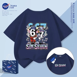 [จัดส่งภายในวันเดียว] เสื้อยืดผ้าฝ้ายทรงหลวม เหมาะสำหรับทุกวัยตั้งแต่เด็กถึงผู้ใหญ่ แขนสั้น รอบคอบ