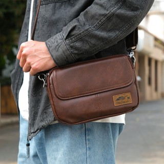 กระเป๋าสะพายข้างผู้ชายกันน้ำ กระเป๋าสะพายข้างหนัง PU