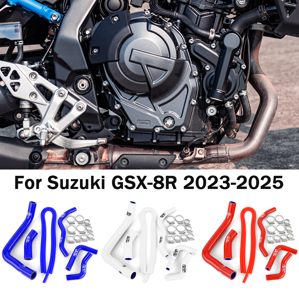 สําหรับ Suzuki GSX-8S 2023-2025 รถจักรยานยนต์ซิลิโคนหม้อน้ํา Coolant ท่อชุดท่อน้ําระบายความร้อนหลอด