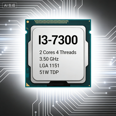 Intel i3-7300 โปรเซสเซอร์ Intel Corey i3 อัจฉริยะรุ่นที่เจ็ด 1151CPU