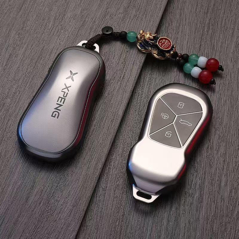 For Xpeng G6 ฝาครอบกุญแจ p5 พรีเมี่ยม p7i สไตล์ใหม่ g3 g3i g9 P7 รถโปร่งใส High-End Shell Buckle