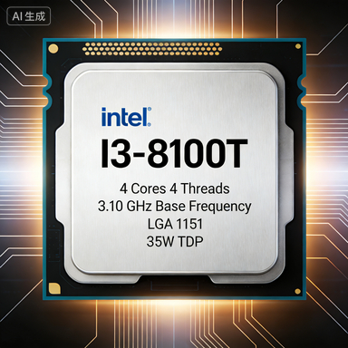 โปรเซสเซอร์ Intel Core i3-8100T Eighth Generation Core 1151cpu