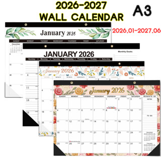 [คลังสินค้าพร้อม] 2026-2027 ปฏิทินติดผนัง ก3 ขนาด ปฏิทินตั้ง…